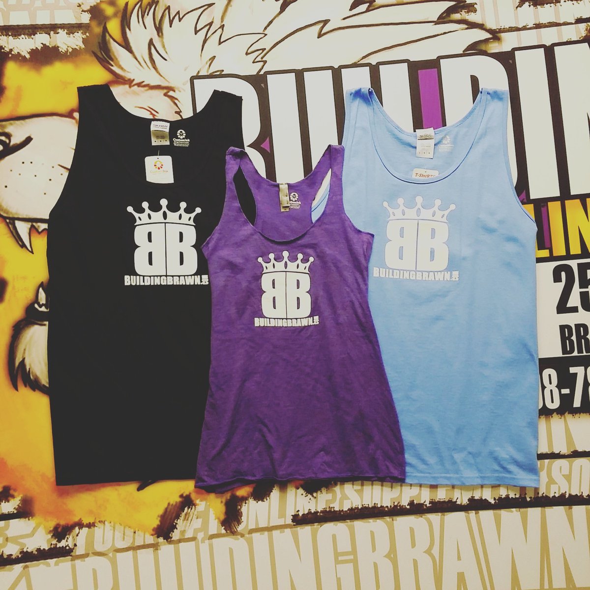 BuildingBrawn's tweet image. New summer crown his n her tanks! #gymwear #fashion #fitfam #FitLife #FitnessFriday 
m.buildingbrawn.com/brands/shop-by…