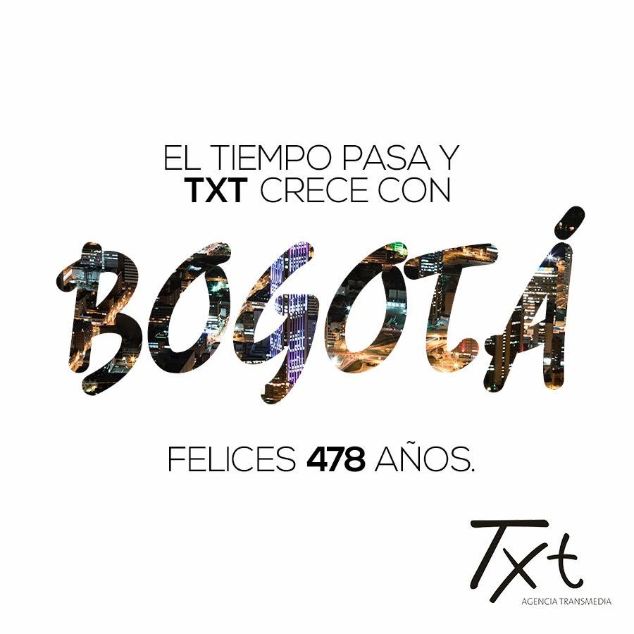TXT_Colombia's tweet photo. ¡Nos unimos a esta gran celebración!  #TeAmoBogotá https://t.co/qBR4lzvqEq