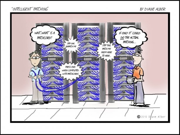 netterrain's tweet image. It&apos;s Friday - so here&apos;s some #datacenterhumor via our favorite comic artist @kipandgary - #datacenter #ITViz