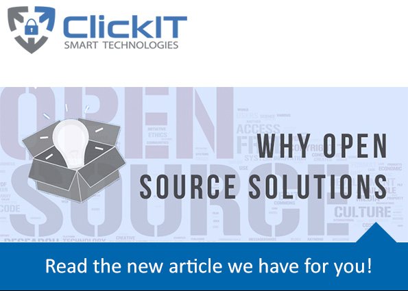 ClickIT_Tech's tweet image. If you want to know some of the advantages of using #OpenSourceSolutions, read it here. ow.ly/tBSK302XVbR