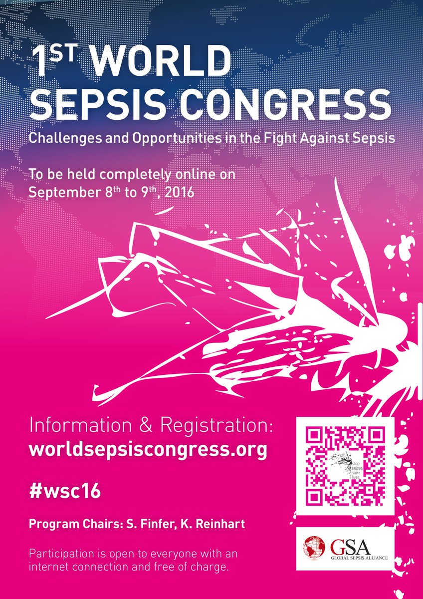 ¿Van a transmitir el #WorldSepsisCongress en tu facultad o escuela?
Gratuito, en línea, en tu aula. ¡Avísanos!