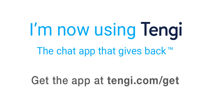 deepakdev86's tweet image. Hello, I&apos;m now using Tengi - the new chat app that gives back. Get it at tengi.com/get