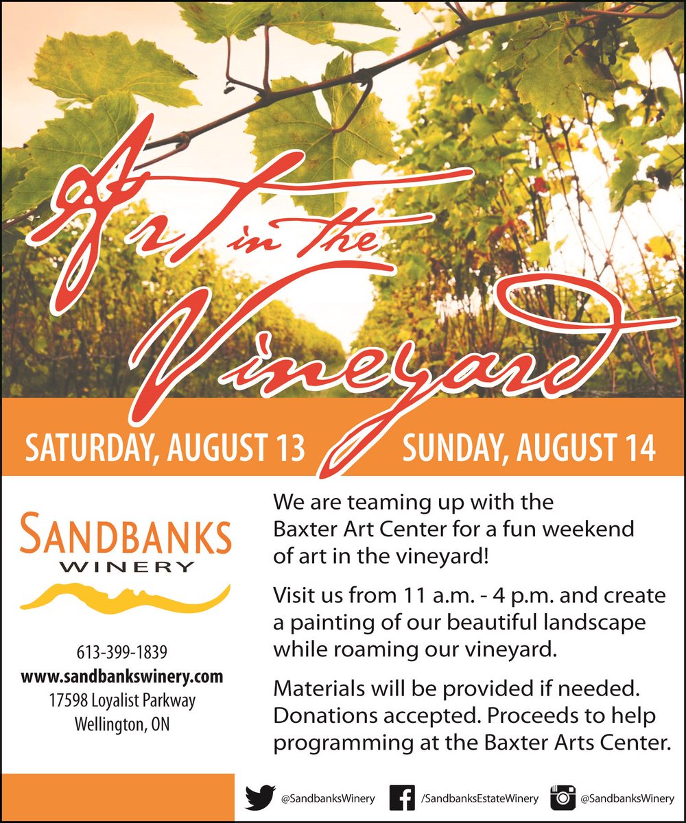 Sandbanks Winery tweet media