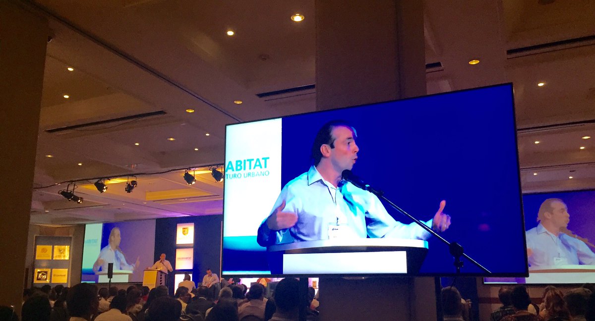 AFEColombia's tweet photo. #FUNIV "El reto estará en desarrollar un país más integral" @OnuHabitatCol @Minvivienda @PhilSDGs @@ProsperidadCol https://t.co/5toAmoQysY