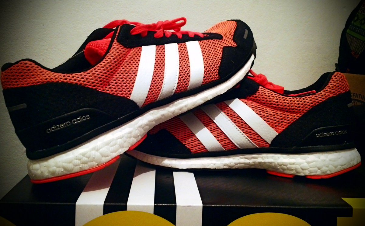 MCRunningTeam's tweet photo. Llegaron! #AdizeroAdios3 #adidas @adidasAR mañana a probar https://t.co/4SSZ81WdiA