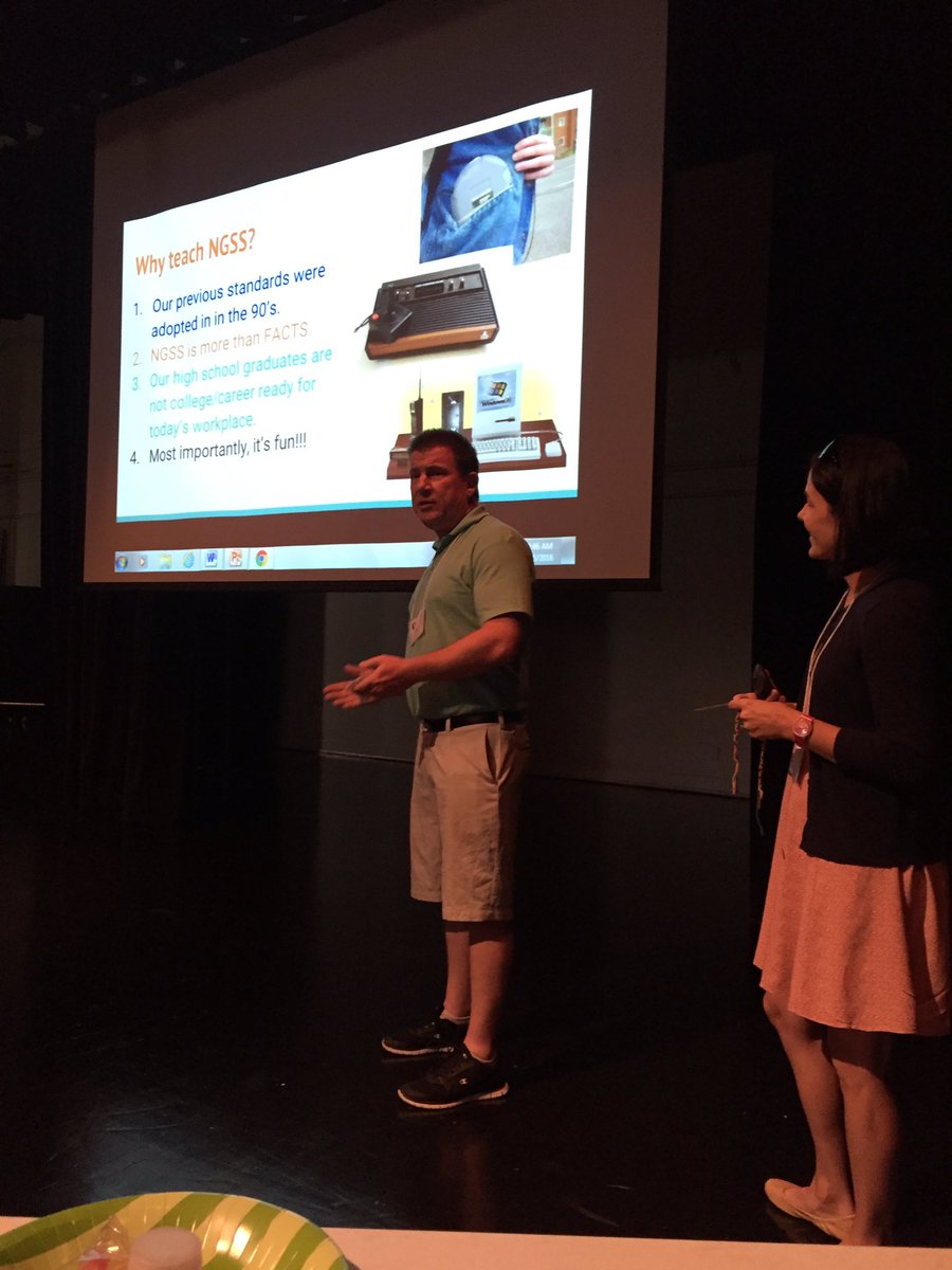 Jim Chapman one of our great third grade teachers also presenting at NGSS summer institute! #vistangss