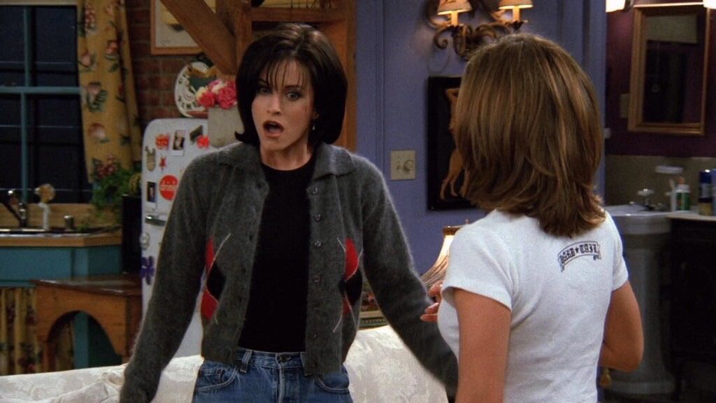 Friends Reruns on X: MONICA: Did you just flick me?!?