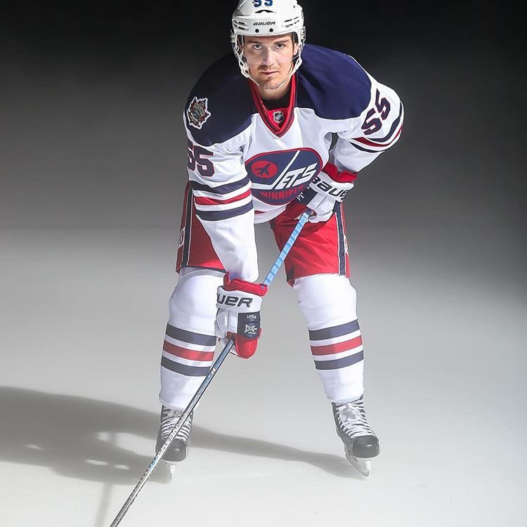 thinkboundless's tweet photo. Loving the look of the #NHLJets #HeritageClassic jerseys. https://t.co/muOt4did1h