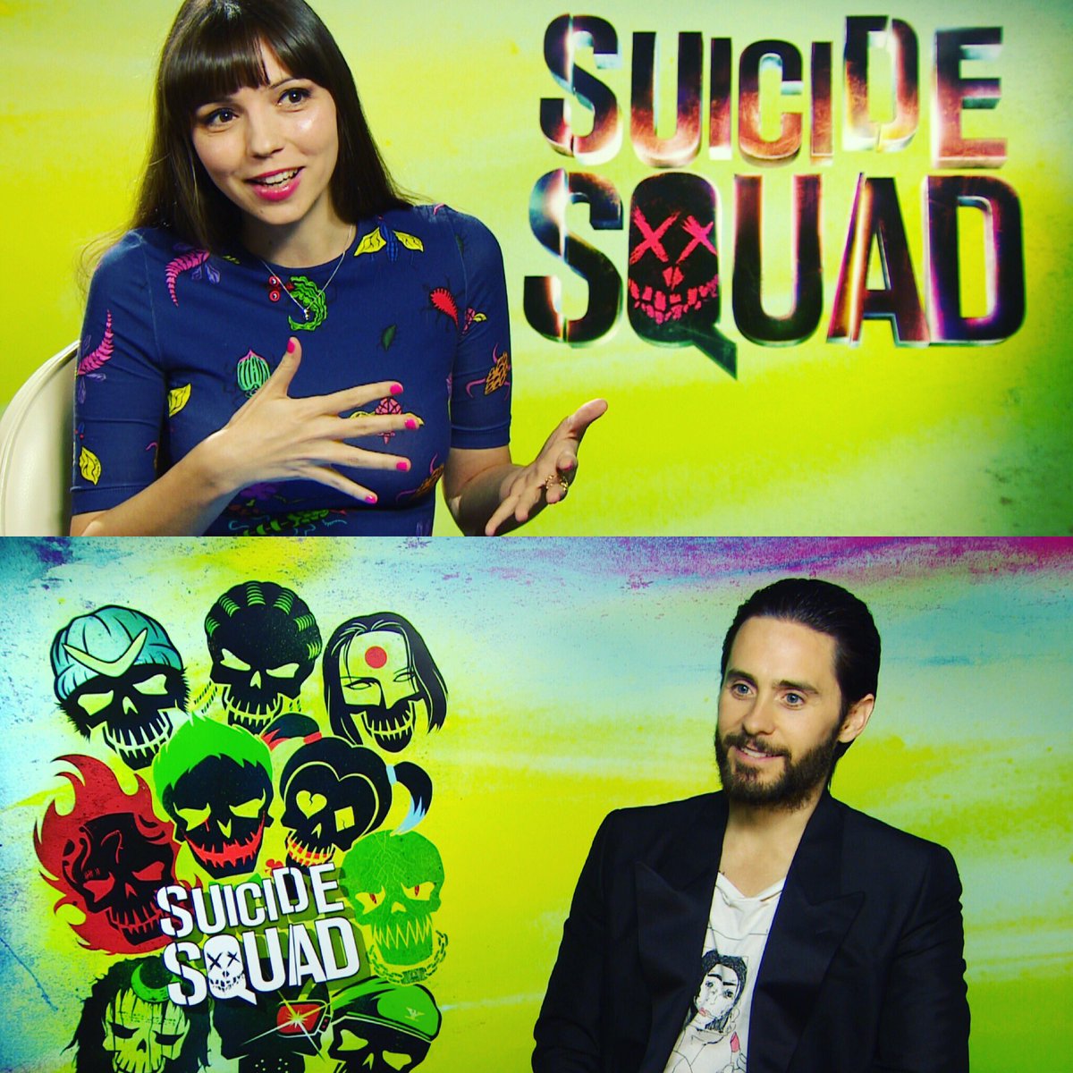 ladywarhol's tweet photo. also talked to @JaredLeto #SuicideSquad #jaredleto #joker https://t.co/RwaIJUl29H