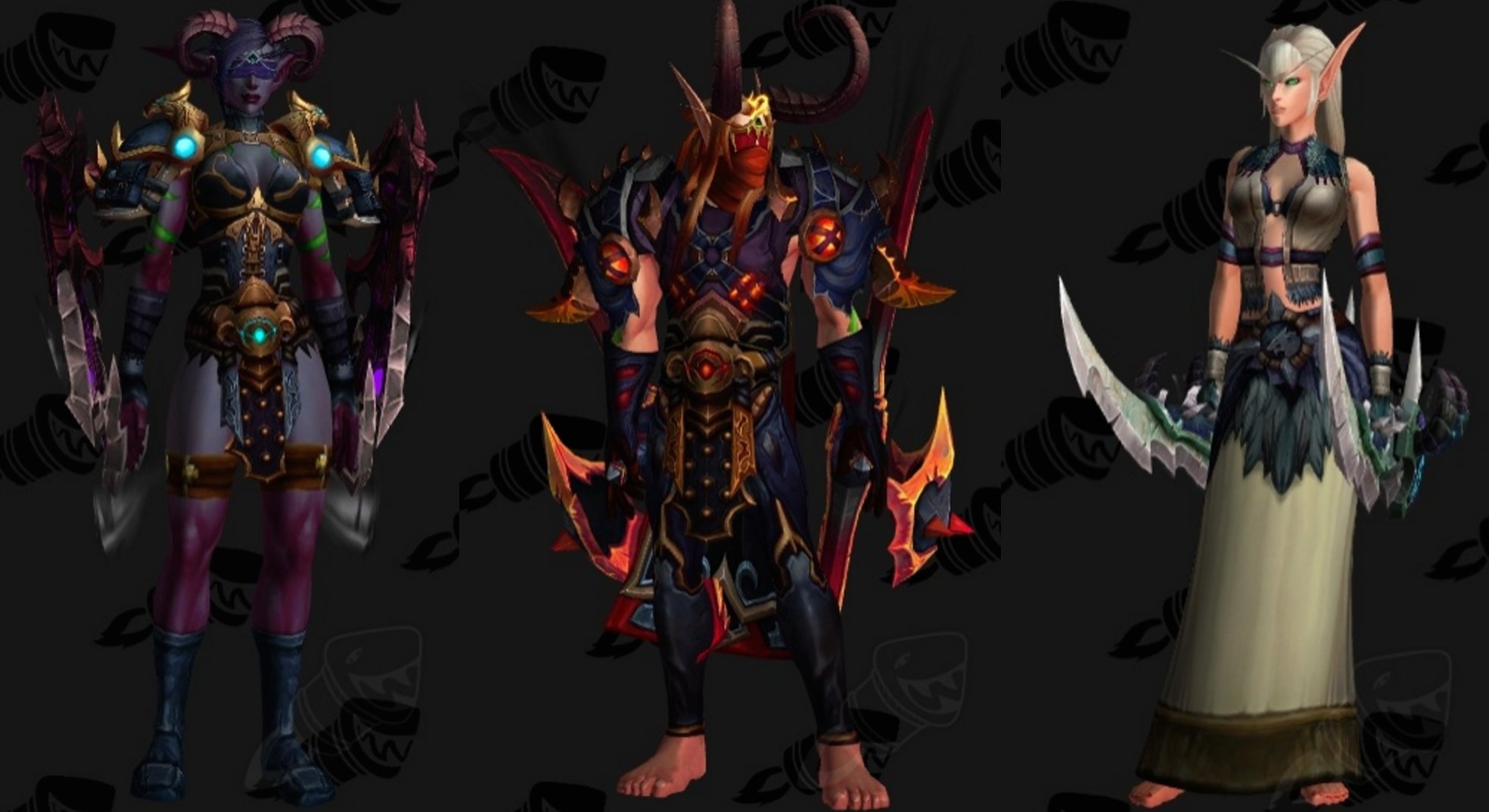 Popular Demon Hunter Transmogs and Weapons. 