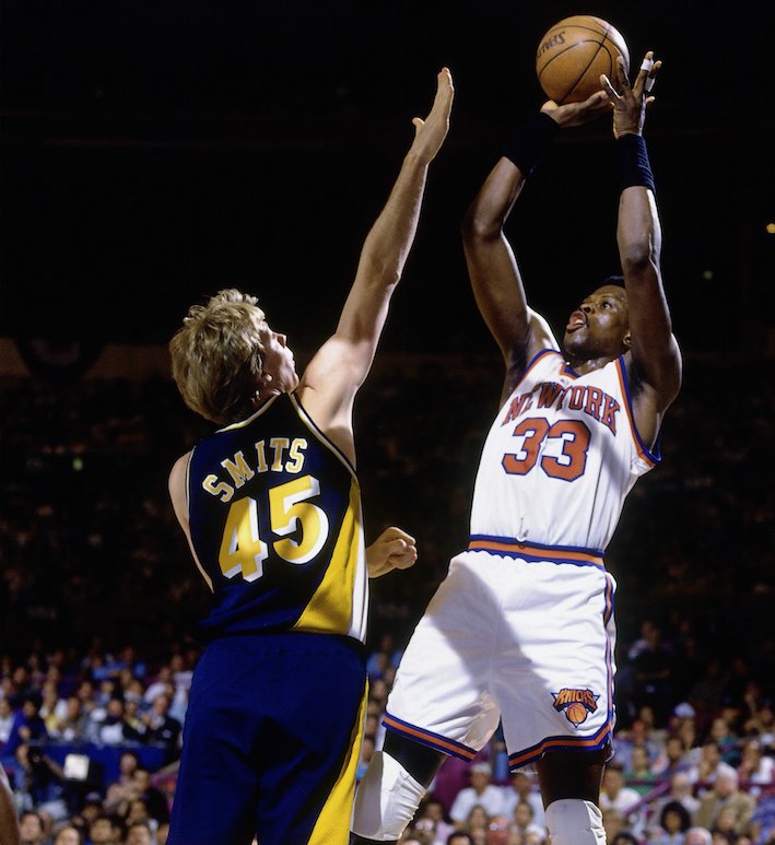 NBATV's tweet photo. In honor of Patrick Ewing's birthday, NBA TV is playing the @NYKnicks vs the @Pacers in the 1994 ECF Game 7 NEXT. https://t.co/9u5ILbSaca