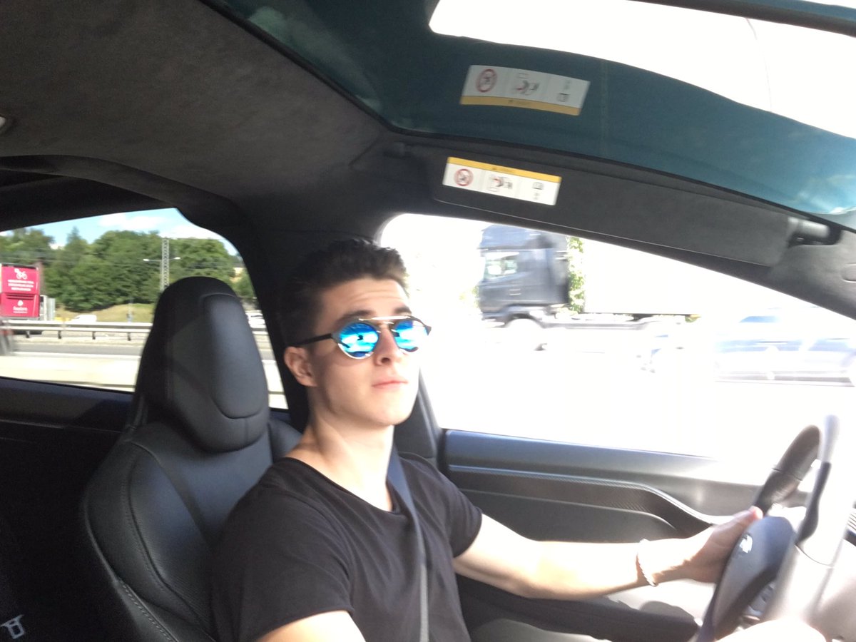 captain_bryant's tweet photo. My brother @johnbmracing drove the #tesla #modelx. He approved! #drivetribe https://t.co/0Um8EXqXZZ