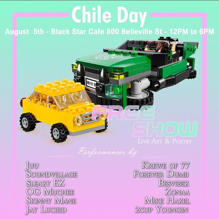 SonLuzD1's tweet photo. Make sure yall come out, show ain't start yet so you aint miss shit so far #ChileDay2 https://t.co/qgCiAszW0s