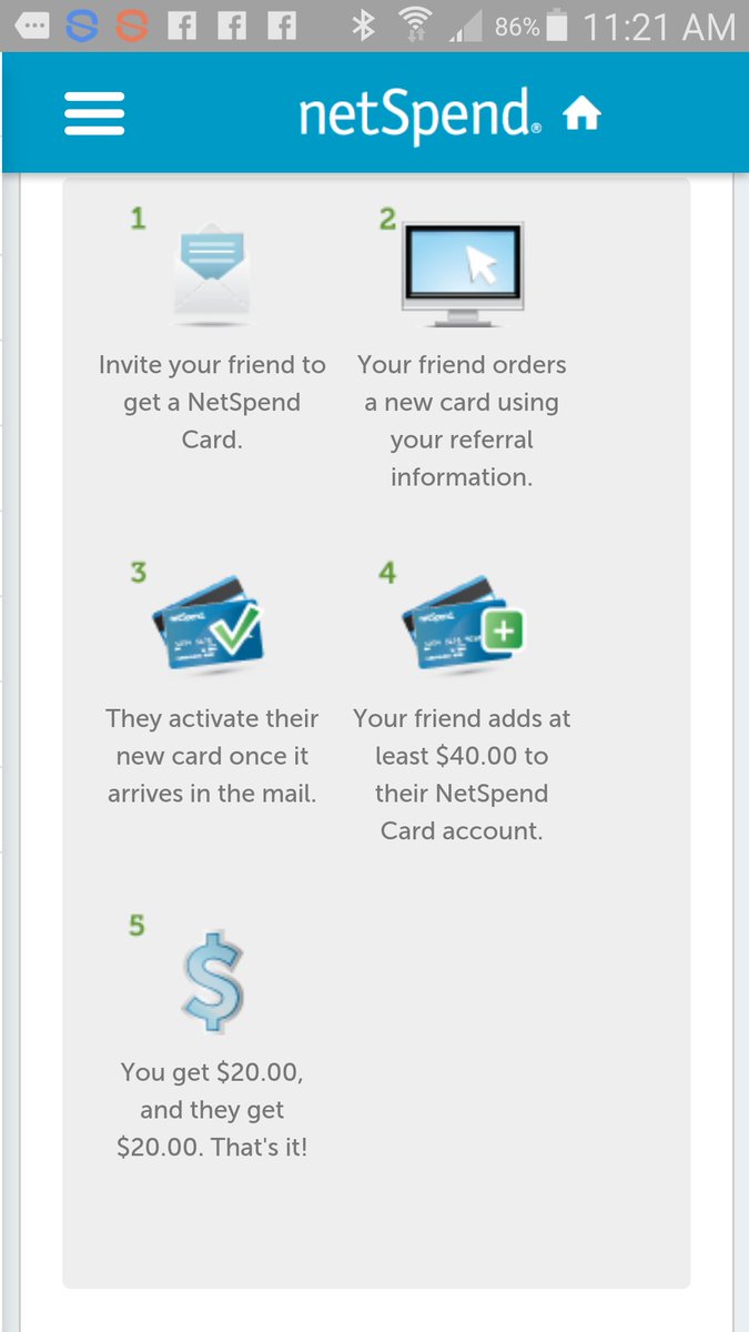 MrsKizzy44's tweet photo. Get your FREE Netspend prepaid ViSA today!! Get $20 deposit per referral!!! https://t.co/h2o5dHXEYu https://t.co/Bsbb1abwdx