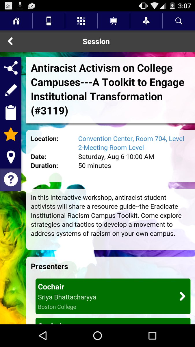 BCRacism's tweet photo. Want to learn more about anti-racist organizing? Join our workshop tomorrow at 10 in rm 704 L2 #apa2016 #apablm https://t.co/wWLlqeBsF1