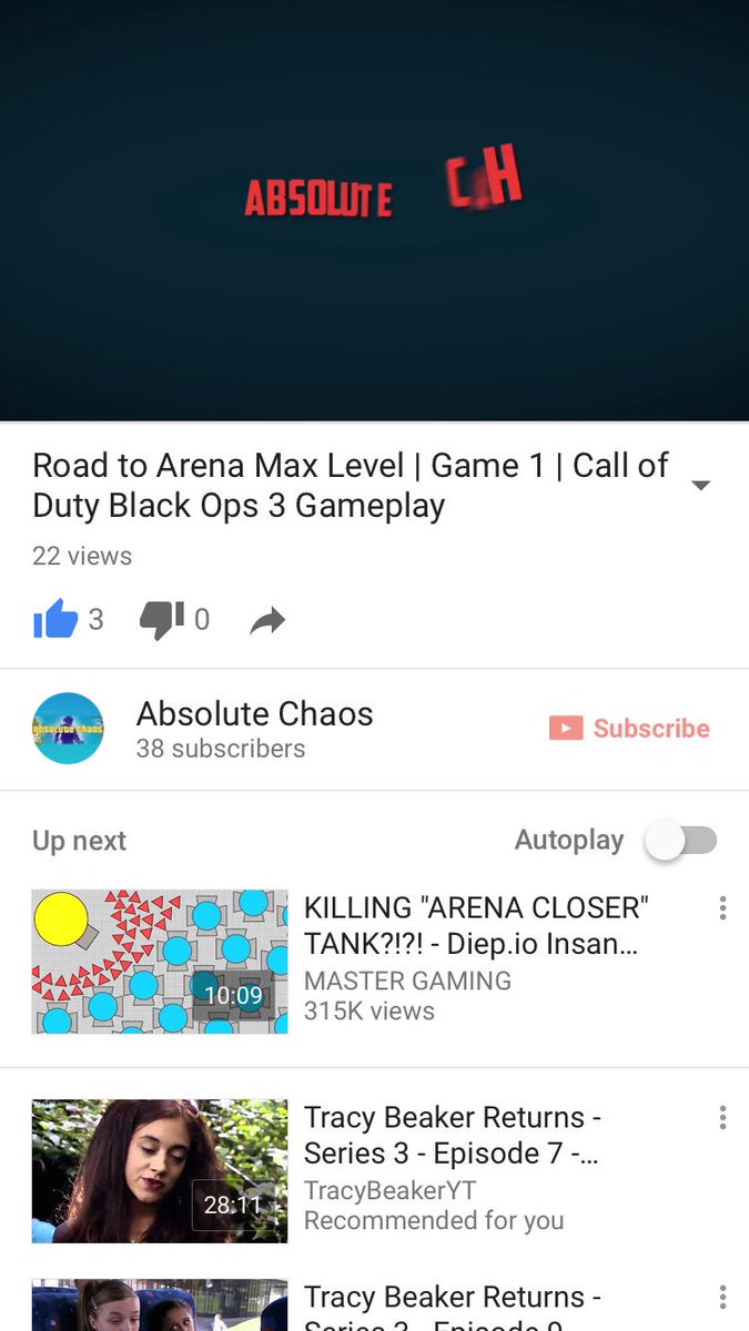 _AbsoluteChaos's tweet photo. New video out guys. Please show love and support. Thank you so much https://t.co/8UnW1hnZRy