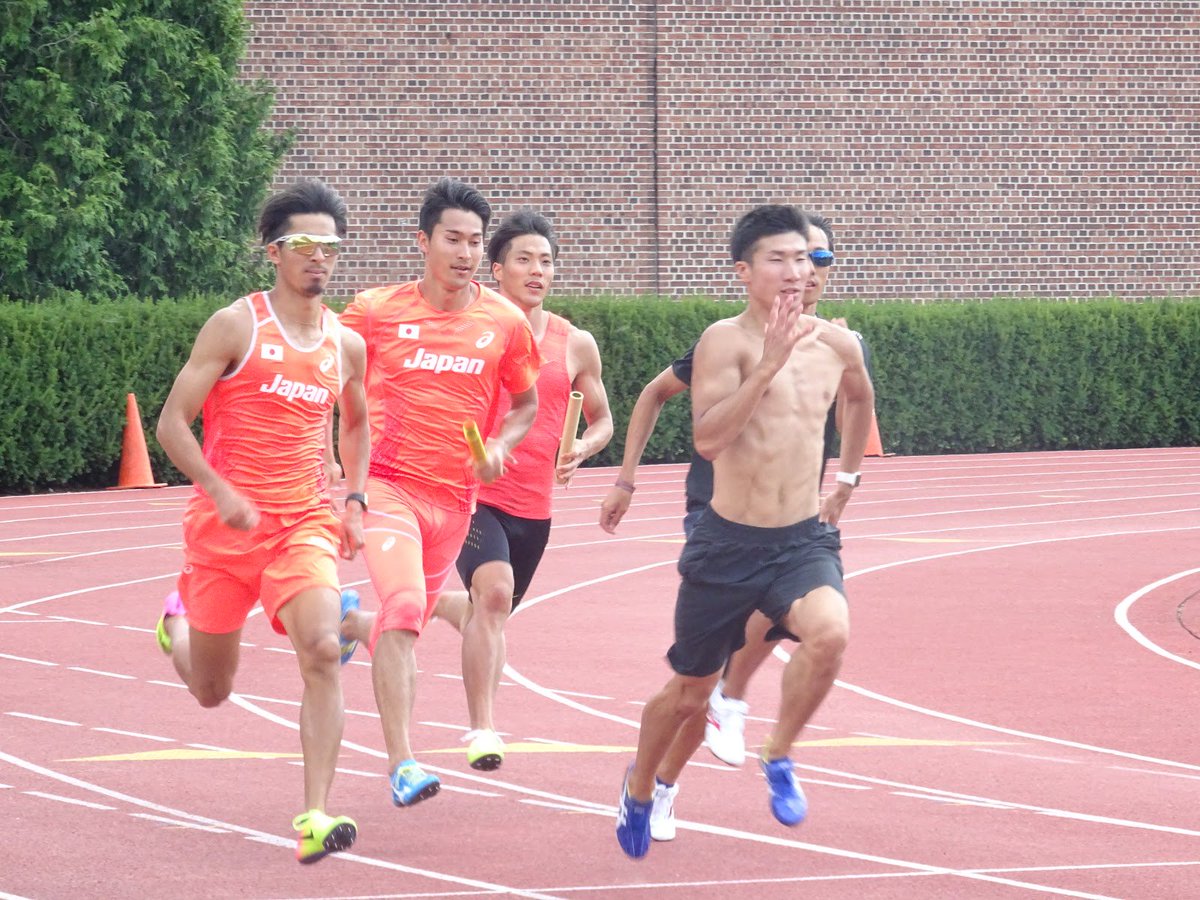 日本陸上競技連盟 Twitterren Rio16 短距離陣はバトンの練習にも熱が入ります プリンストン大学のコーチも注目していました サンライズレッド オリンピック 陸上 Jpn Poweroffans Roadtorio