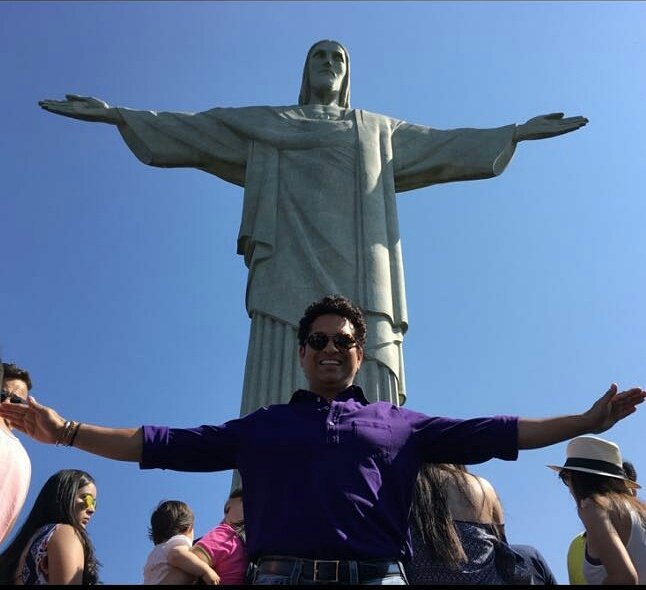 sachin_rt's tweet photo. Any guesses for where I am? The #Olympics2016 buzz has made this place even more lively and beautiful! https://t.co/xplbntkMr6