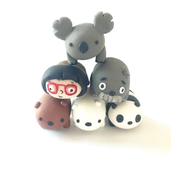 cartoonnetwork's tweet image. The ultimate #bearstack! (🎨 : MajestyCrafts/Instagram)