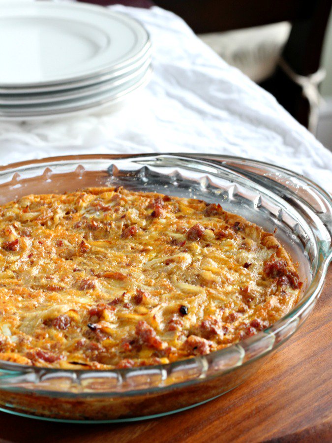 A #Healthy Savory #Breakfast/#Brunch, Full of #Flavor. #Chorizo #Sausage #Potato #Frittata. buff.ly/2a2k3YE