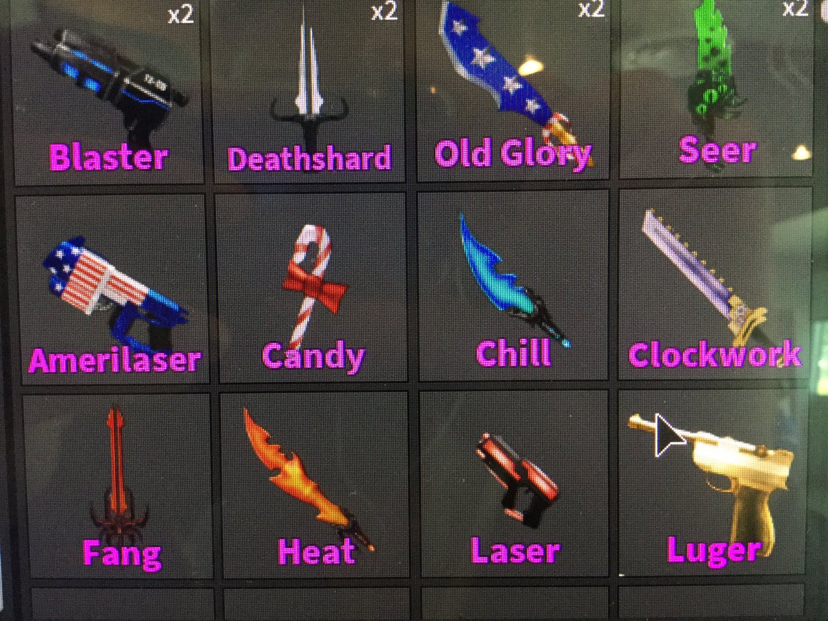 roblox mm2 godly knifes