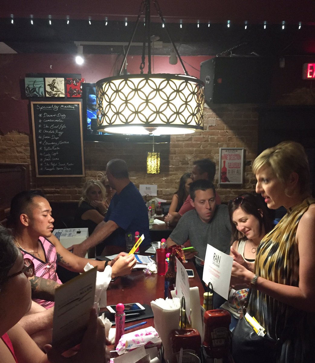 Allen4Kansas's tweet photo. Team Allen had a great time last night at #bitchybingo #equality @RainCafeLounge @WichitaPride #votemirandaallen https://t.co/yp1xpPmug7