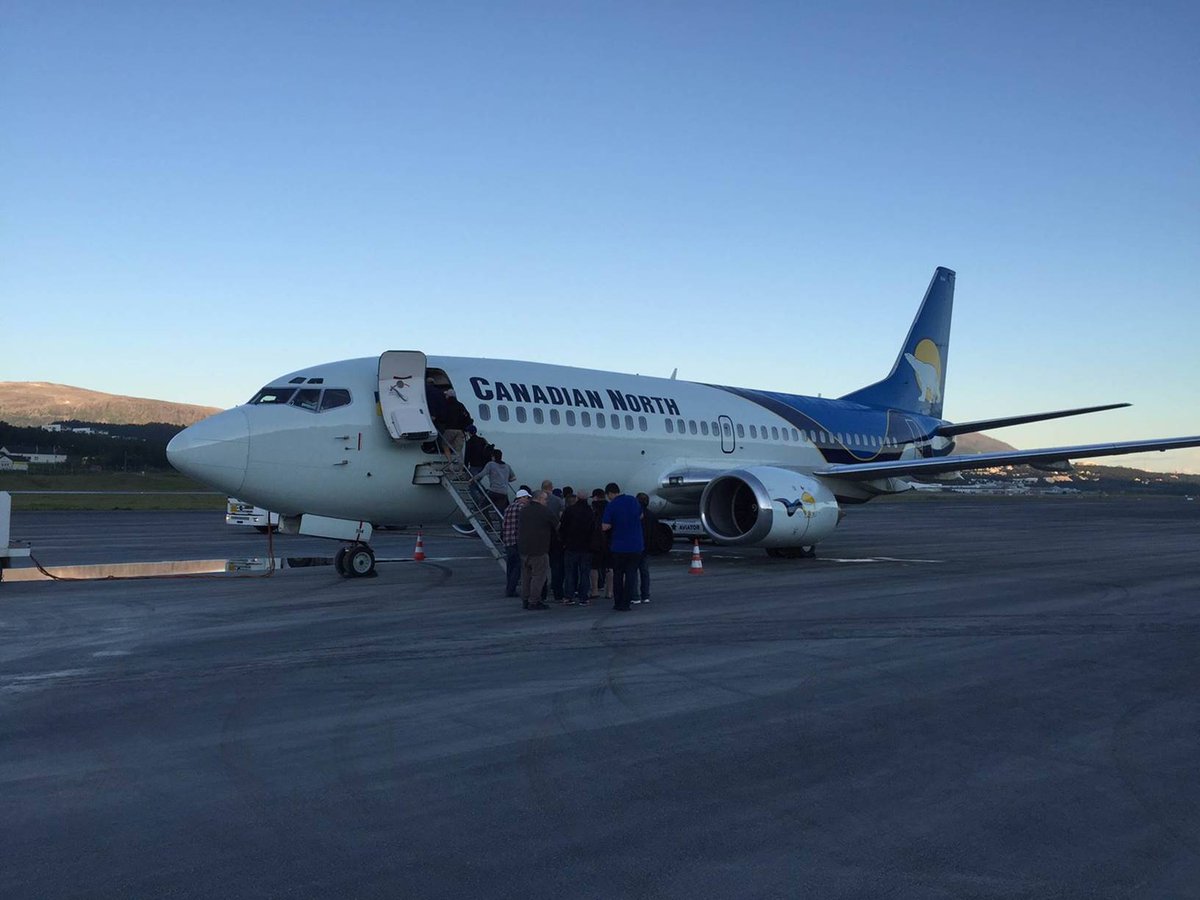 CanadianNorth's tweet photo. This week we flew the Canadian Coast Guard’s home from beautiful Tromsø, Norway! @HumanLogistics1 https://t.co/HBCz4hS7FV