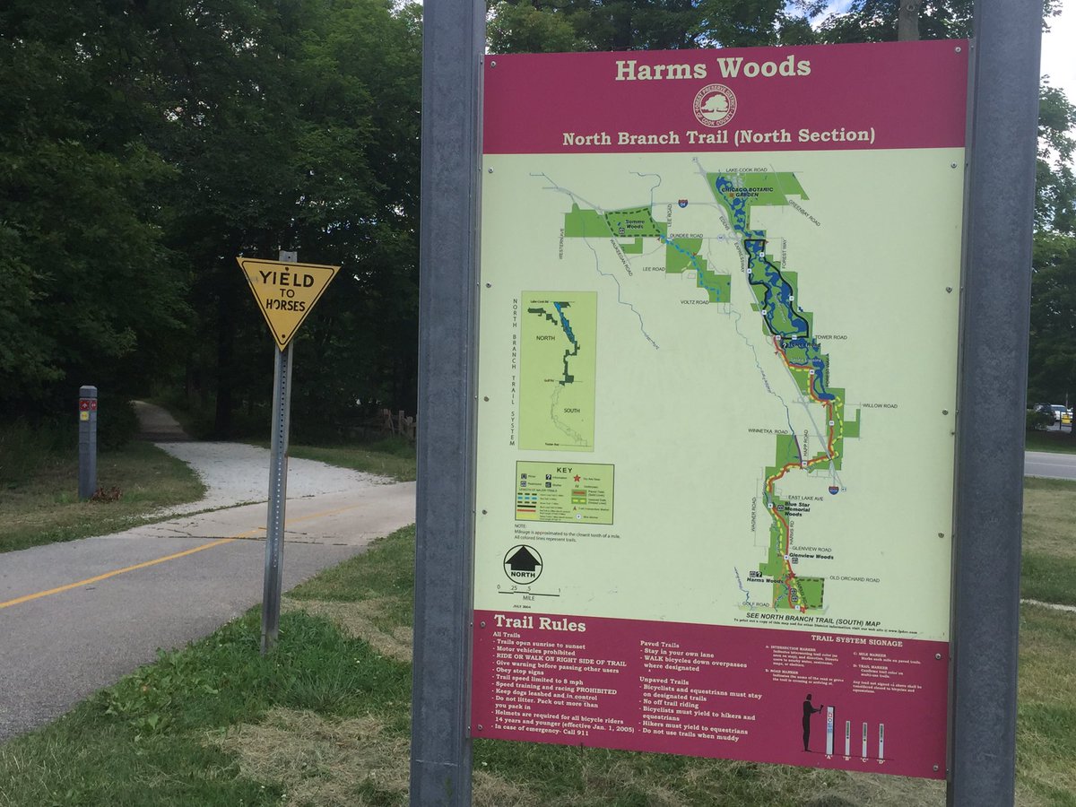 Rachelsobel's tweet photo. #RNSActiveTrans #rns8 #rachelsriders north branch trail, Skokie https://t.co/IdmHpmyRUa