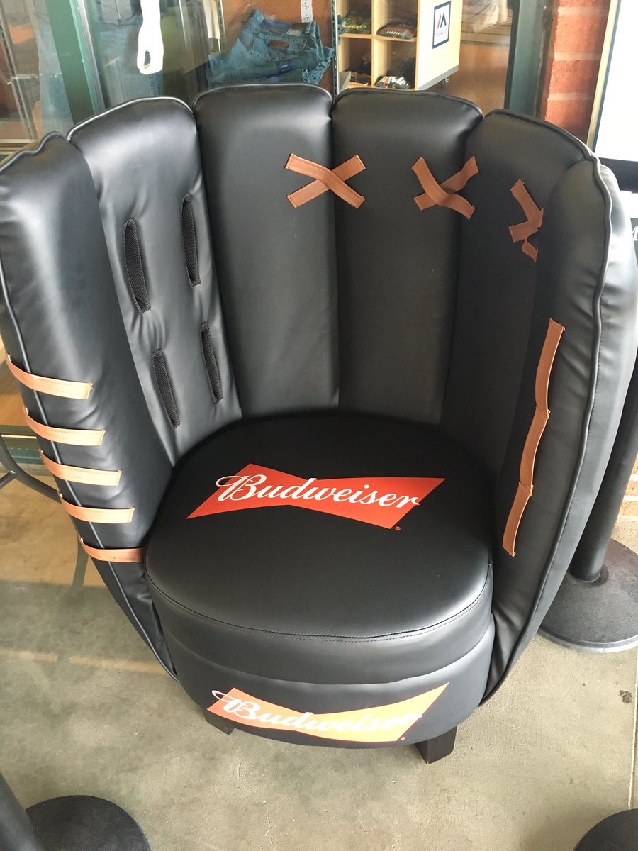 budweiser baseball chair