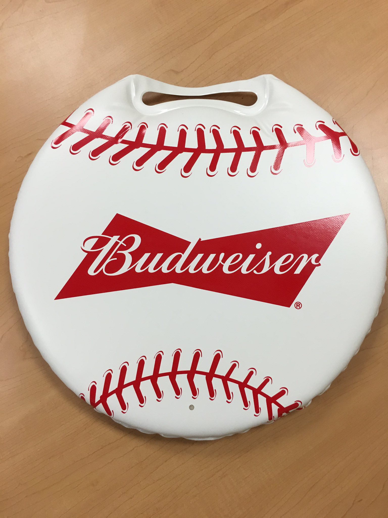 budweiser baseball chair