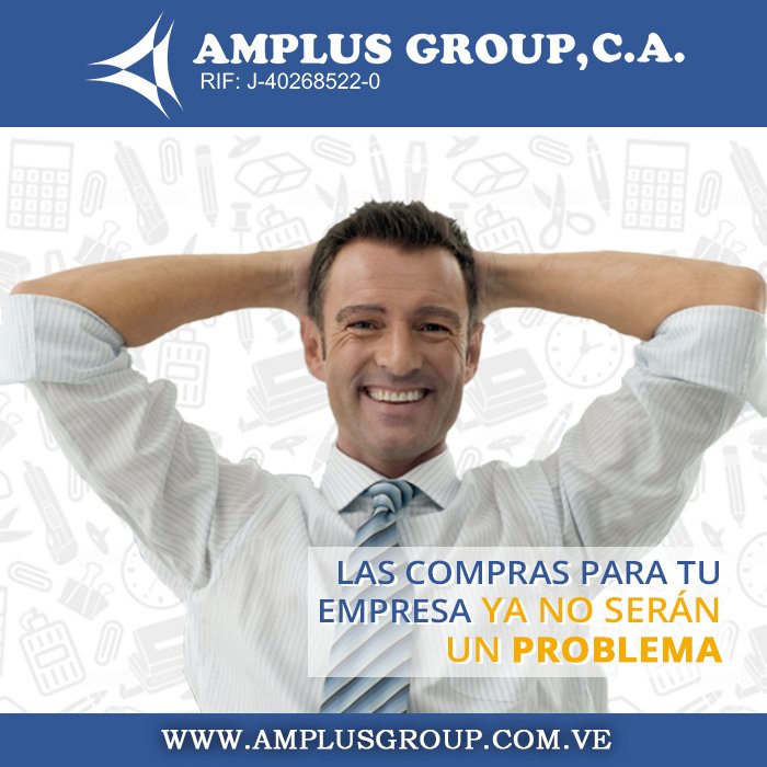 AmplusGroup's tweet image. Soluciones Integrales al Alcance de sus Manos! #GestionDeCompras #Soluciones #5Ago amplusgroup.com.ve