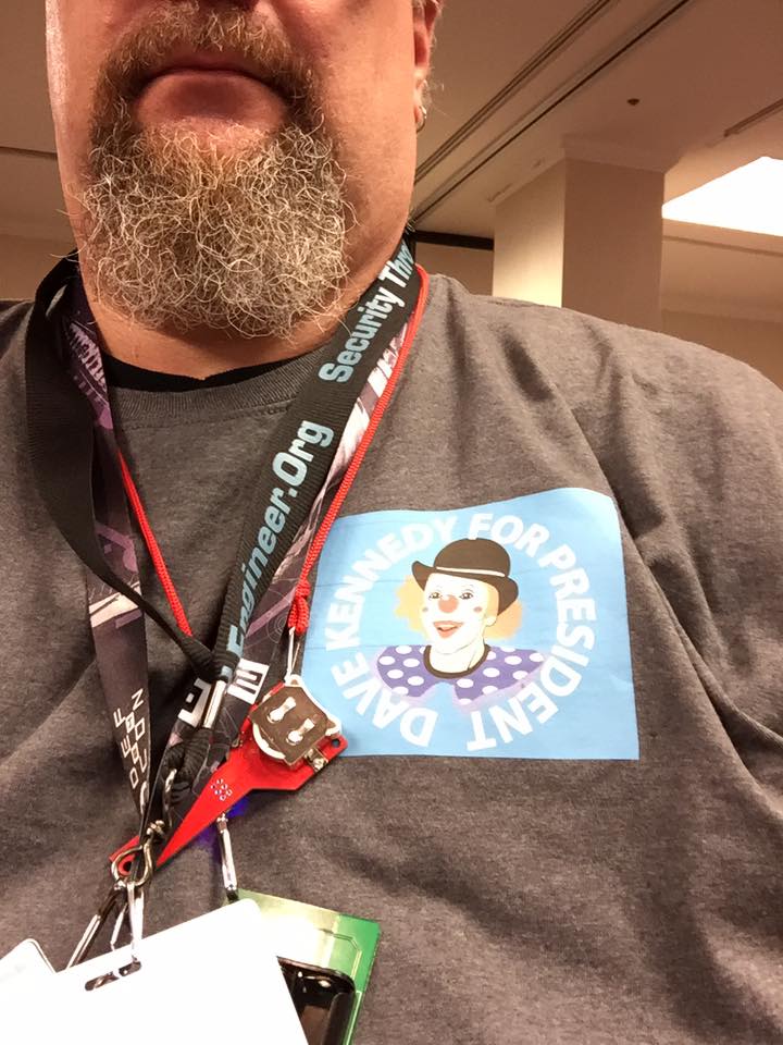 sehnaoui's tweet image. If this becomes a thing, let the record show that @HackingDave has my vote ! #DEFCON24