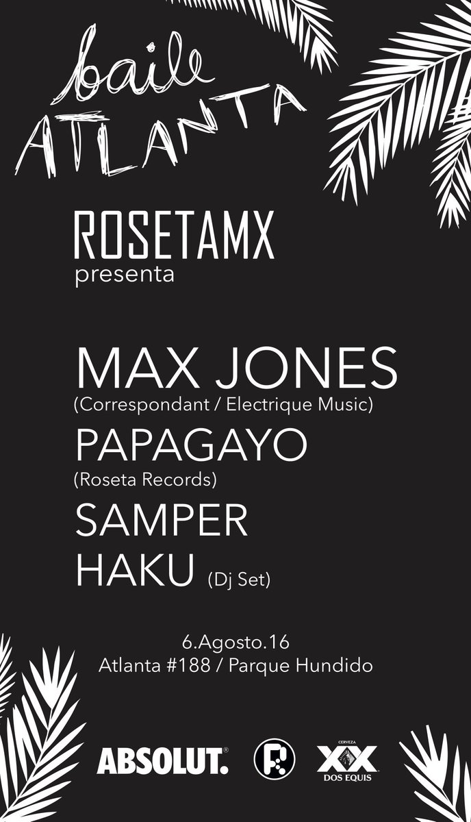 redbullMEX's tweet photo. No se puede llamar fiesta sin un line-up a la altura: #ExplotaRoseta @RosetaMX ¡Nos vemos mañana! https://t.co/hUiQyGGhva