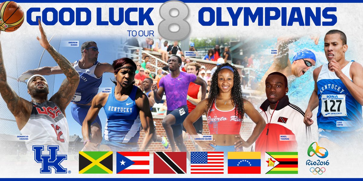 UKAthletics's tweet image. The countdown to #Rio2016 opening ceremonies is on and we can't wait to cheer on our eight Olympians. #WeAreUK