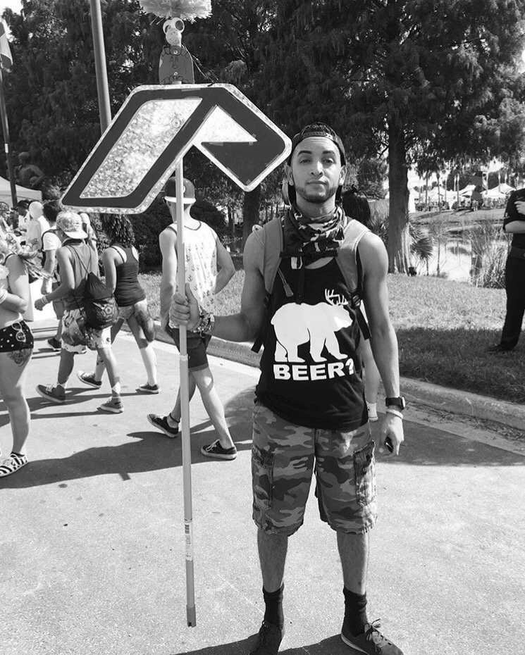 AAASAP_'s tweet photo. My first festival without you tomorrow monkey, i know you'll still be with us no matter what💙😔 @Grandefy12 https://t.co/7PbMd3npeJ