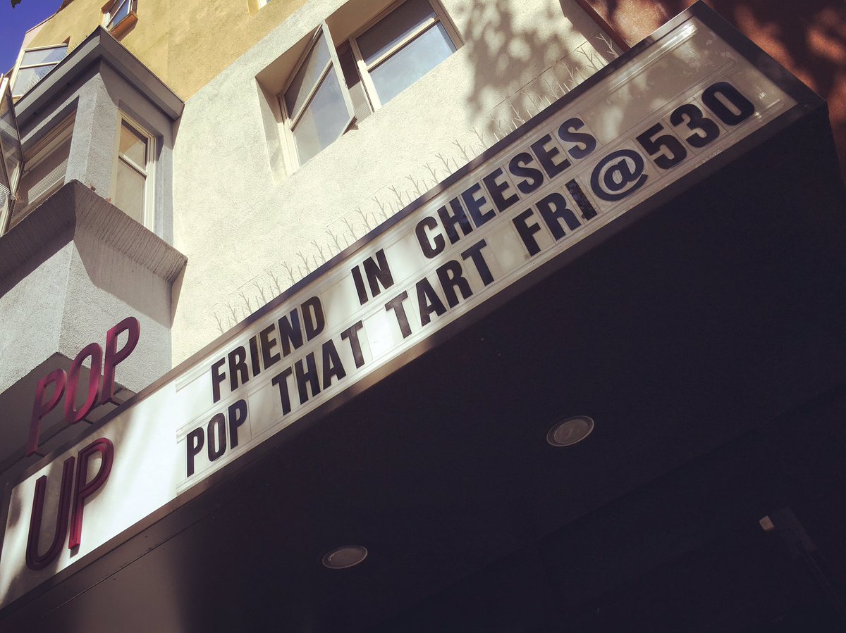 @friendincheesesjamco #POPThatTart #POPArt #POPUP

5:30pm

instagram.com/p/BIvhbBlAAQT/