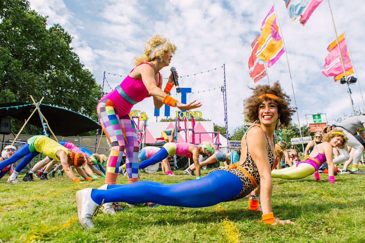 Bestival's tweet photo. The Lost and Found Fitties at #Bestival 2015 in Slow Motion! https://t.co/UCgpgvWpmX