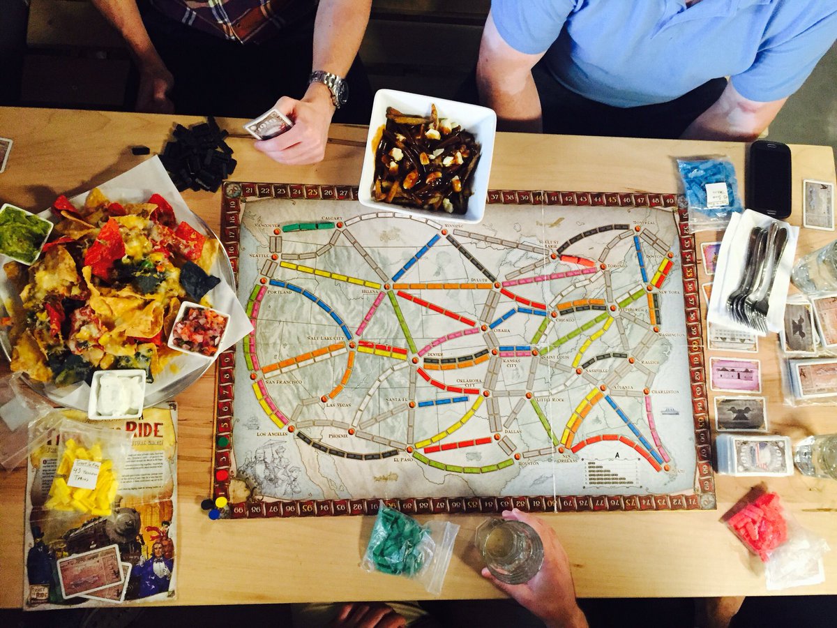 LendingLoop's tweet photo. Our team had a great afternoon at @Snakesandlattes playing Ticket to Ride 🚂 #loopfam https://t.co/itAziF5jwK