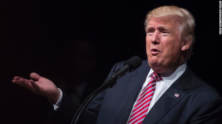 CNN's tweet image. Donald Trump: "I don't throw babies out, believe me. I love babies." cnn.it/2aszjgX