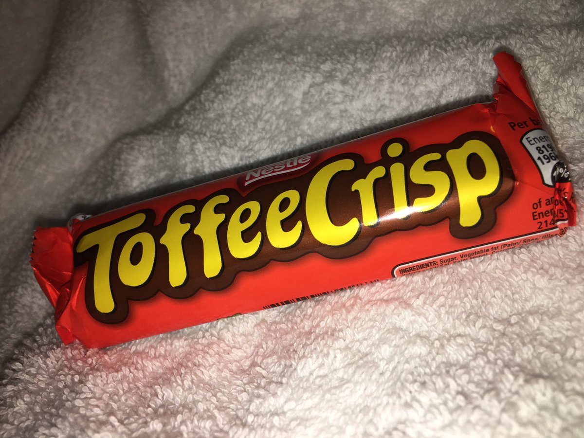 RWBash's tweet photo. 2. A toffee crisp #ThingsICanBurnAndPince #TICBAP #BringBackBash https://t.co/L8b98AargN