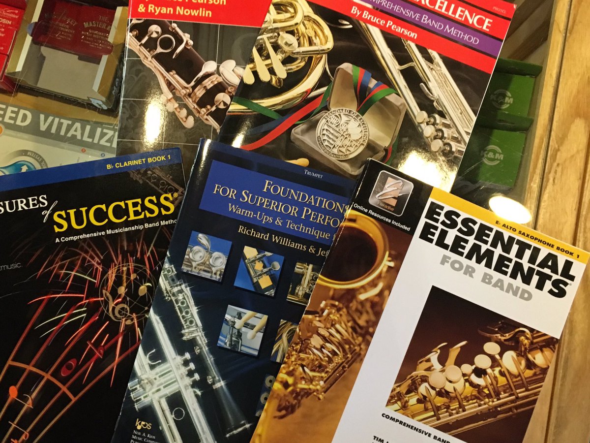 Shiloh_Music's tweet photo. Band books are here! Come on in and get your band supplies. https://t.co/4OVKgAgizJ