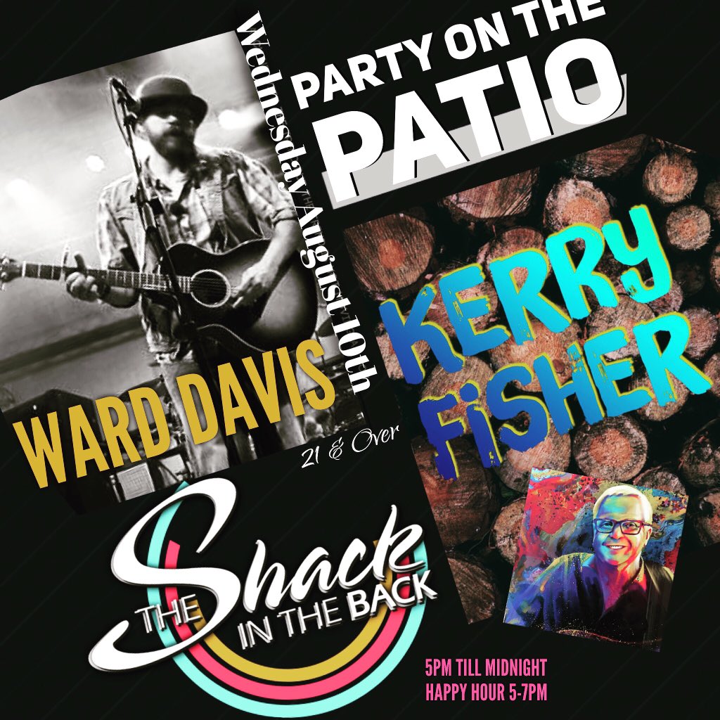 Shack_intheback's tweet photo. #partyonthepatio #wednesday #theshackintheback https://t.co/jbBdPfslro