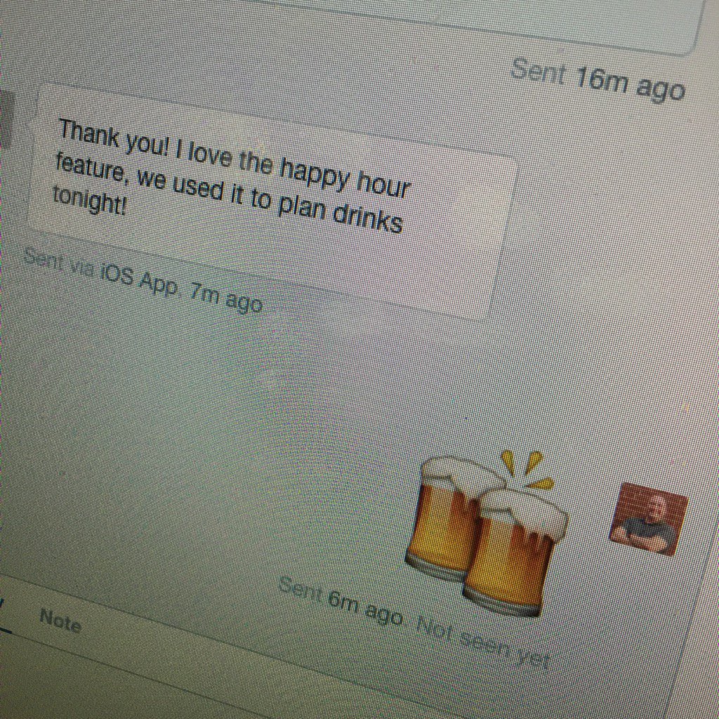 Friday night user feedback! Loving it!