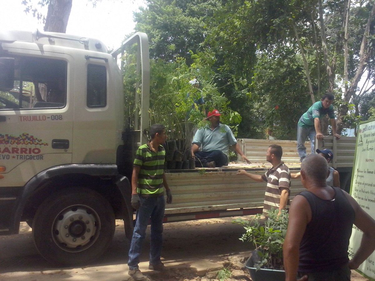 miarboltrujillo's tweet photo. Trujillo activo en #PlanDeCuencasPriorizadas trasladando  plantas al estado Lara, para la Cuenca del río el Tocuyo. https://t.co/wYvJkiyRWS