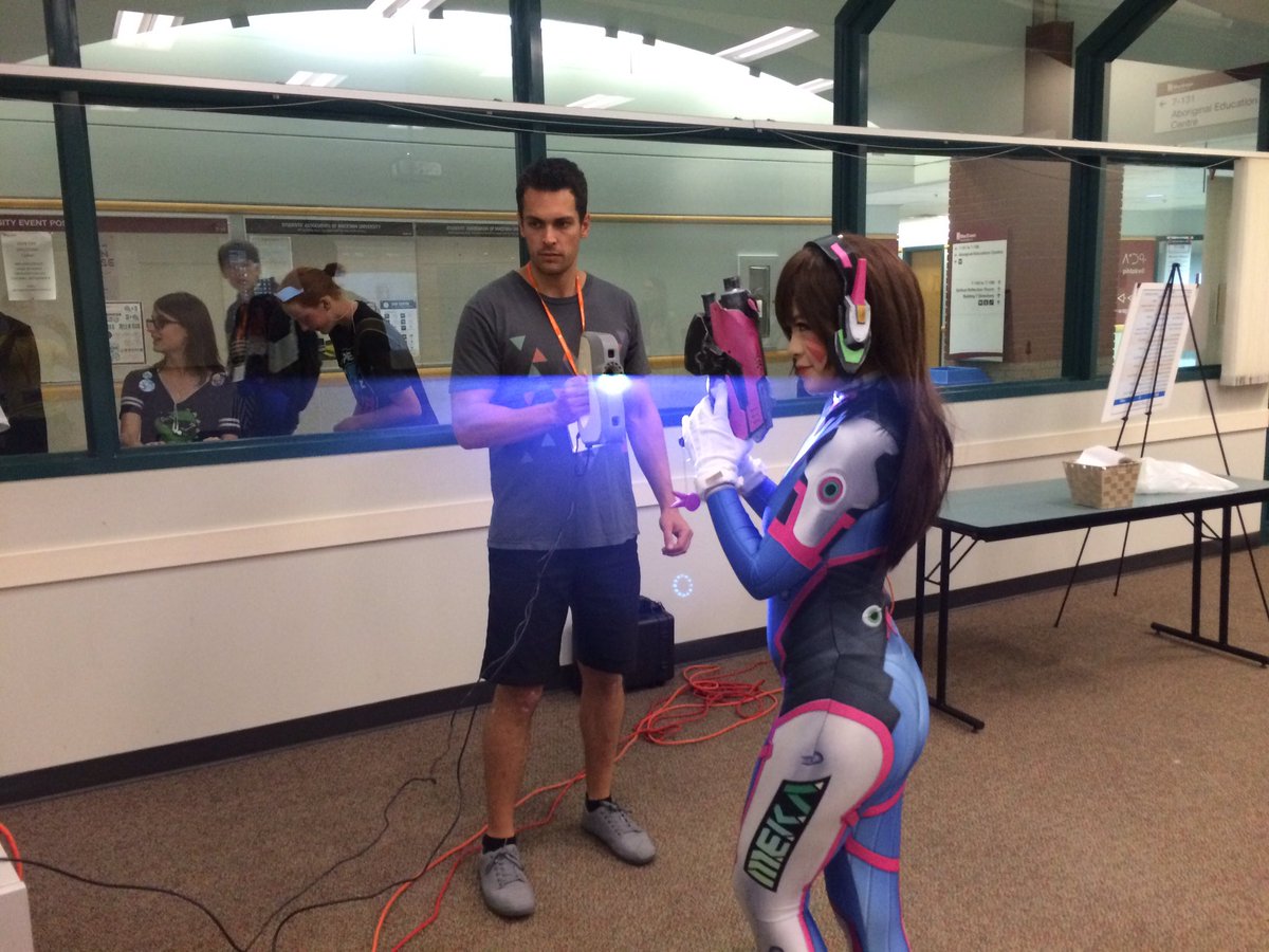 imagine_3d's tweet photo. Some #3D scanning is happening right now with @misa7260 in room 7-216 #Animethon #animethon23 #animethon2016 #yeg https://t.co/FkhBMA9xCi