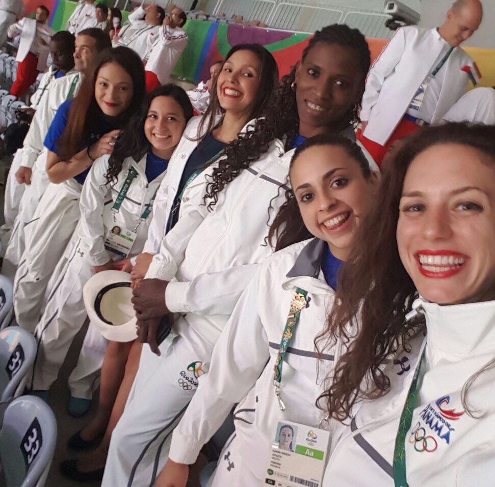 La delegación de #Panama está lista para desfilar en #Rio2016.