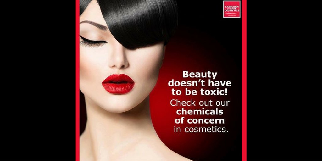 #Beauty doesn't have to be #toxic! Check out our #chemicalsofconcern in #cosmetics. safecosmetics.org/get-the-facts/…