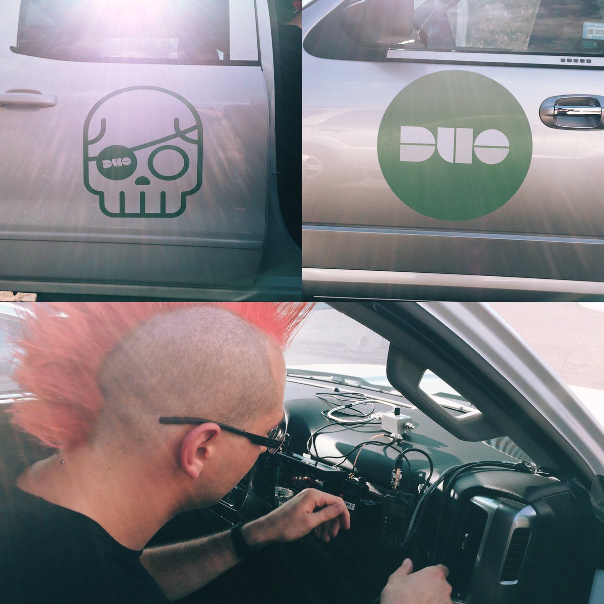 duosec's tweet image. Prepping the chase cars… #DuoInSpace #defcon24 #DEFCON