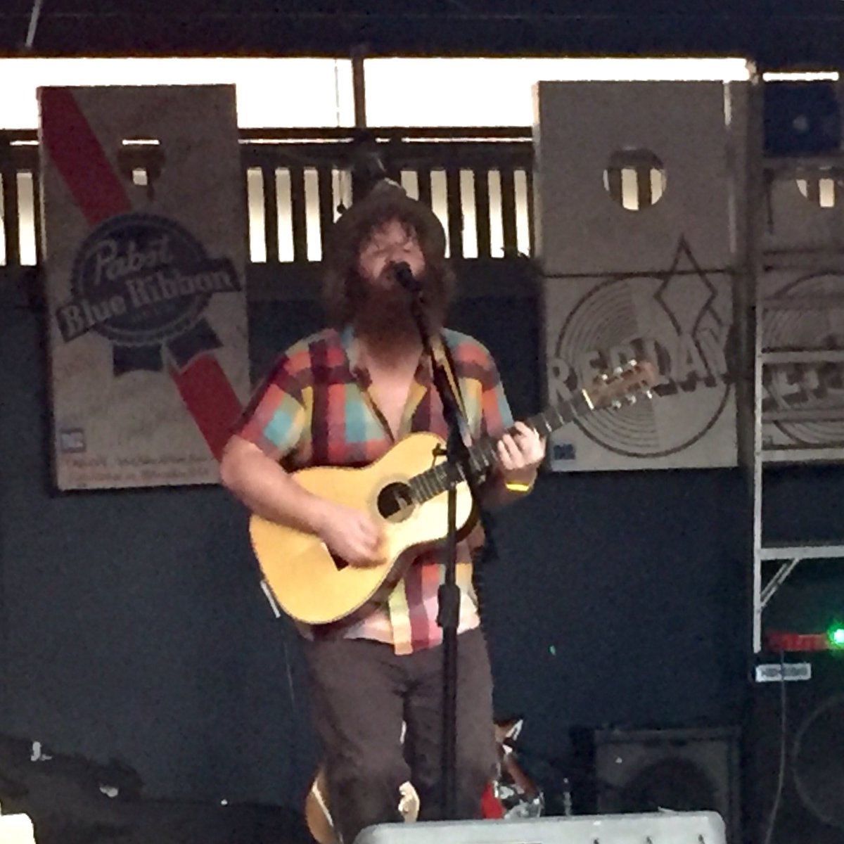 larryvillelife's tweet photo. "We're not fuckin' Stryper. Or Poison, for that matter." --@nsaintjames on stage, saying stuff. @replaylounge https://t.co/NceeJ9rTrl