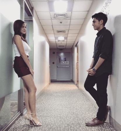 gmanetwork's tweet photo. .@MiguelTanfelix_ describes this photo with @bianx_umali as "perfect" <3 More kilig here: https://t.co/o8kDHoMyXm https://t.co/mOpUJtsVtQ